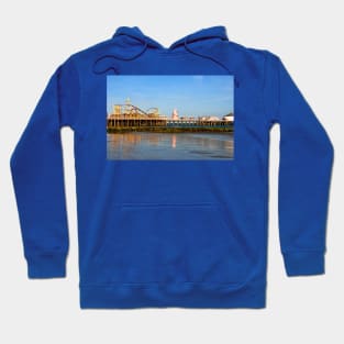 Clacton On Sea Pier And Beach Essex UK Hoodie